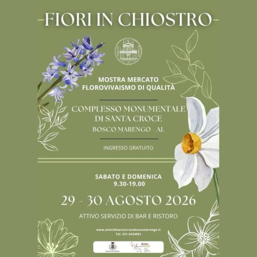 29 e 30 agosto a Fiori in Chiostro