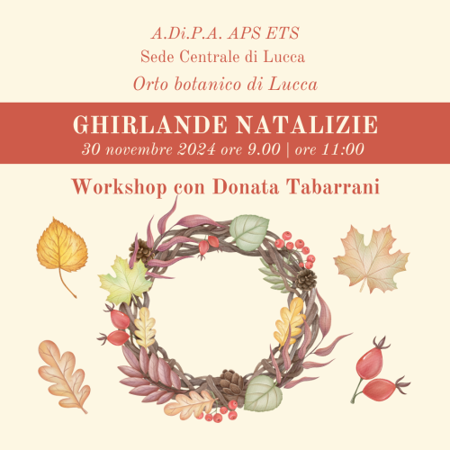 A.Di.P.A. Sede Centrale: Corso “Come realizzare una ghirlanda natalizia”