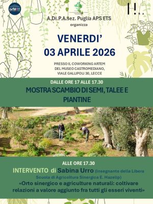 Mostra scambio presso Museo Castromediano Lecce