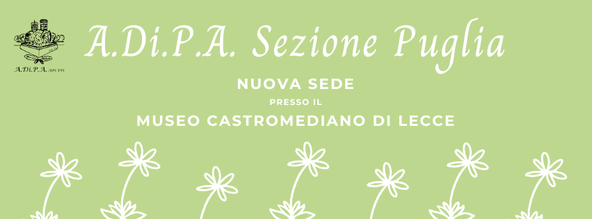 A.Di.P.A. Sezione Puglia: NUOVA SEDE