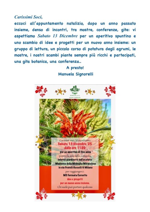 APERITIVO di fine anno insieme a A.Di.P.A. Sezione Lombardia!!!
