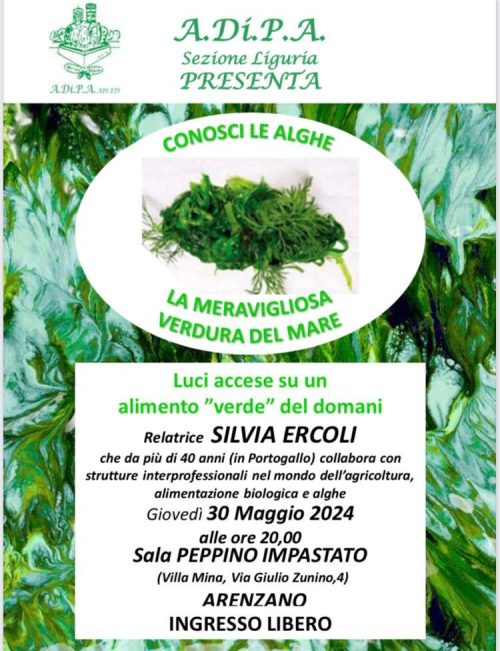 A.Di.P.A. Sezione Liguria: conoscere le ALGHE