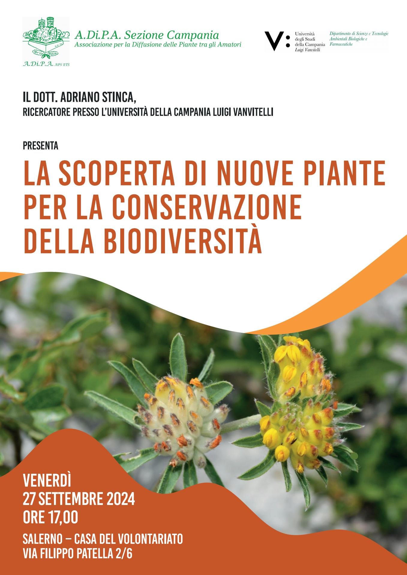 A.Di.P.A. Sezione Campania: conferenza del Dott. Adriano Stinca sulla biodiversità