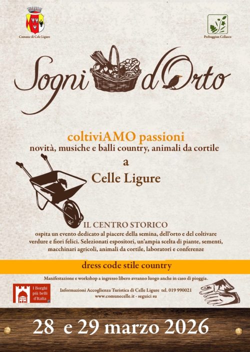Celle Ligure: “Sogni d’orto”