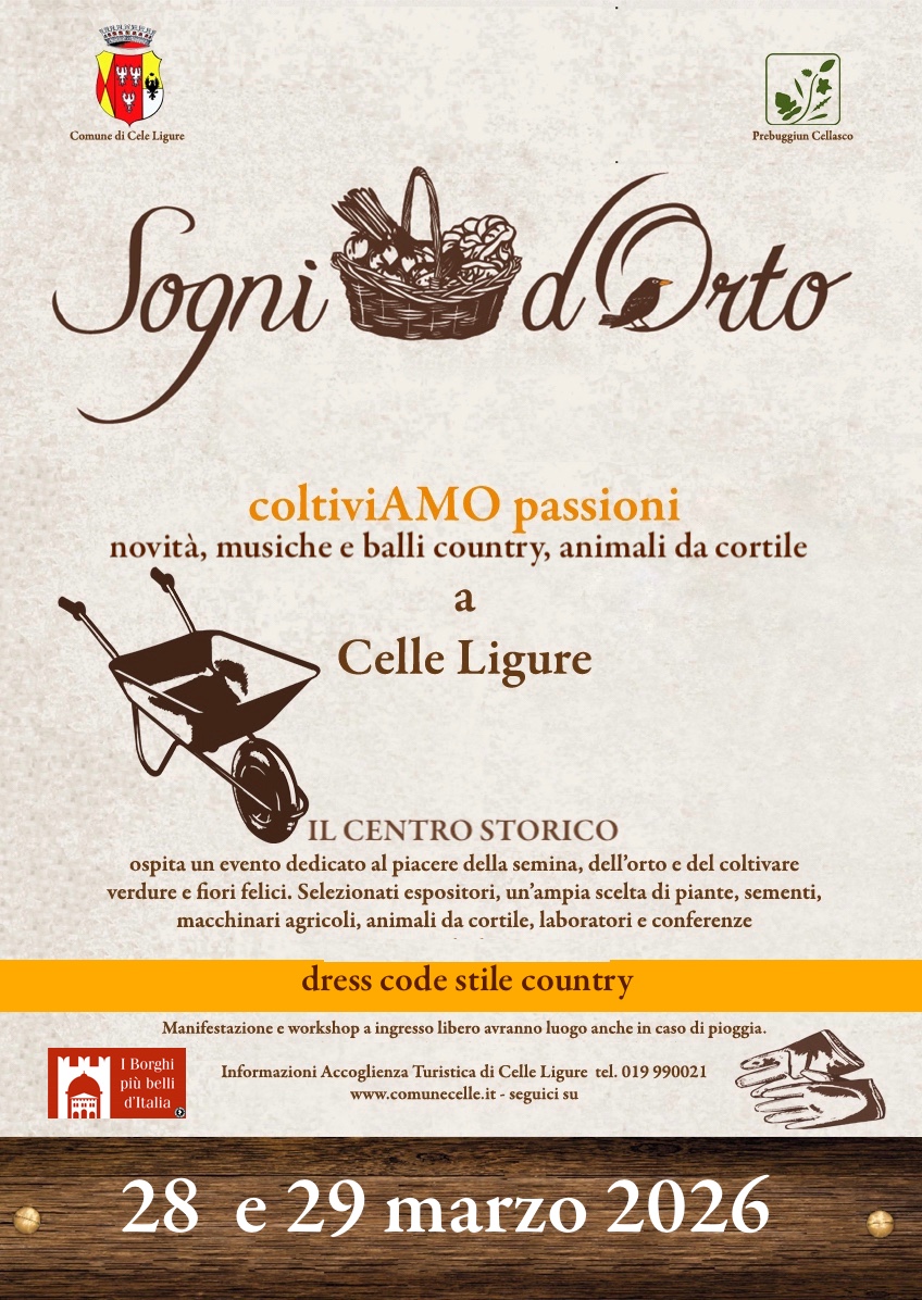 Celle Ligure: “Sogni d’orto”