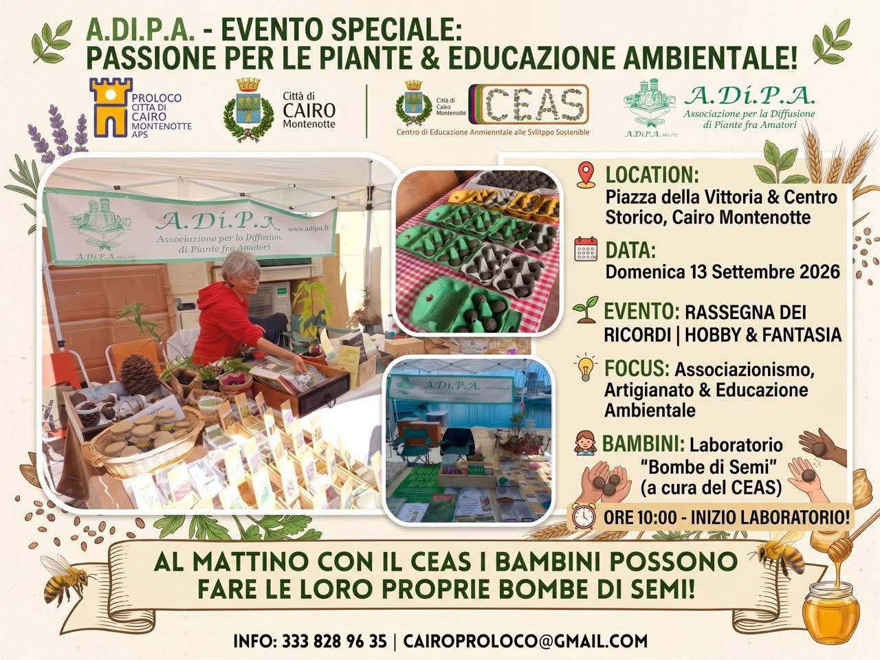 Cairo Montenotte: Rassegna dei ricordi – Hobby e fantasia … e A.Di.P.A.
