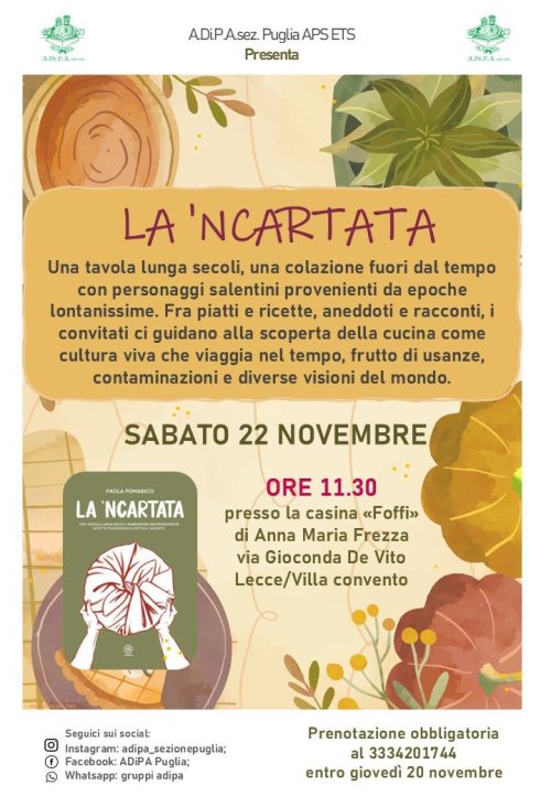 Un fine settimana in compagnia di A.Di.P.A. Sezione Puglia!