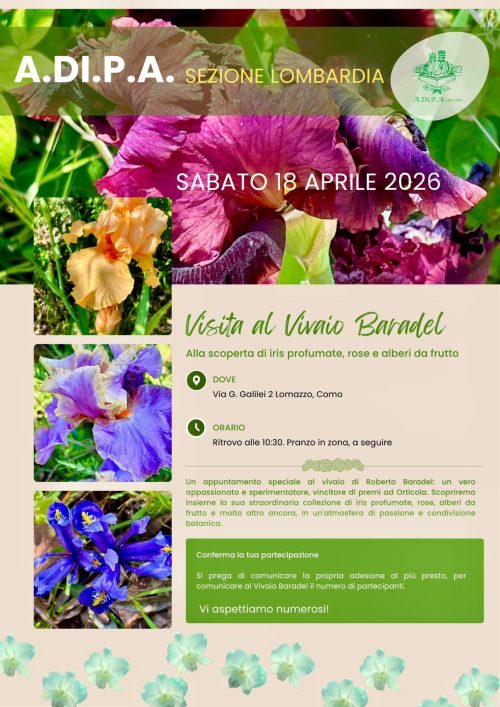 18 aprile 2026 Visita al Vivaio Baradel