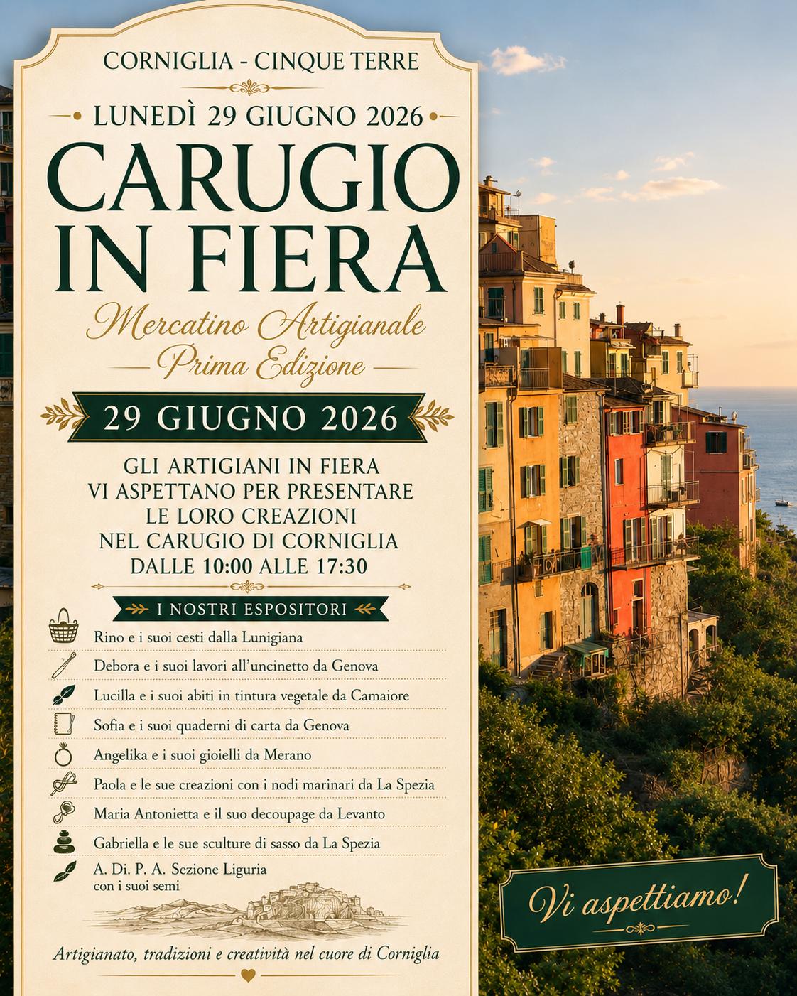 Carugio in Fiera a Corniglia