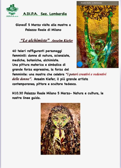 “Natura e Cultura”  Le Alchimiste mostra a Palazzo Reale di Milano