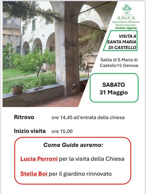 A.Di.P.A. Sezione Liguria: visita a Santa Maria di Castello