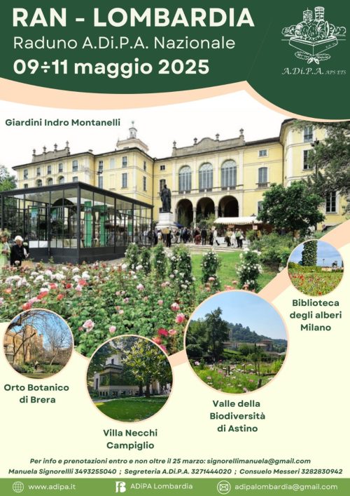 RAN Raduno A.Di.P.A. Nazionale: alla scoperta della LOMBARDIA!!!