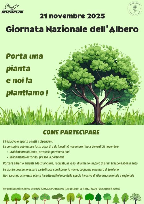 A.Di.P.A. Sezione Piemonte a sostegno della BIODIVERSITA’ negli stabilimenti MICHELIN ITALIA