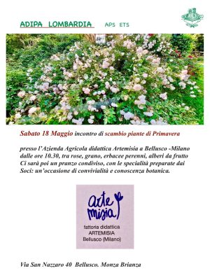 A.Di.P.A. Sezione Lombardia: MOSTRA SCAMBIO di PRIMAVERA