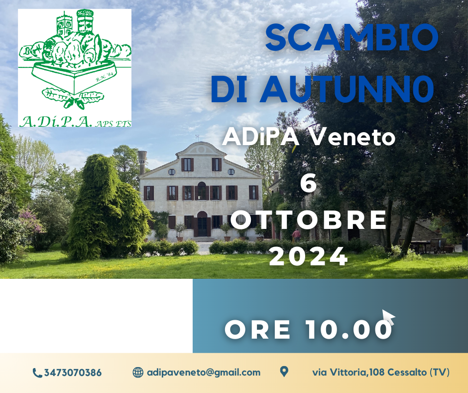 A.Di.P.A. Sezione Veneto: MOSTRA SCAMBIO di AUTUNNO