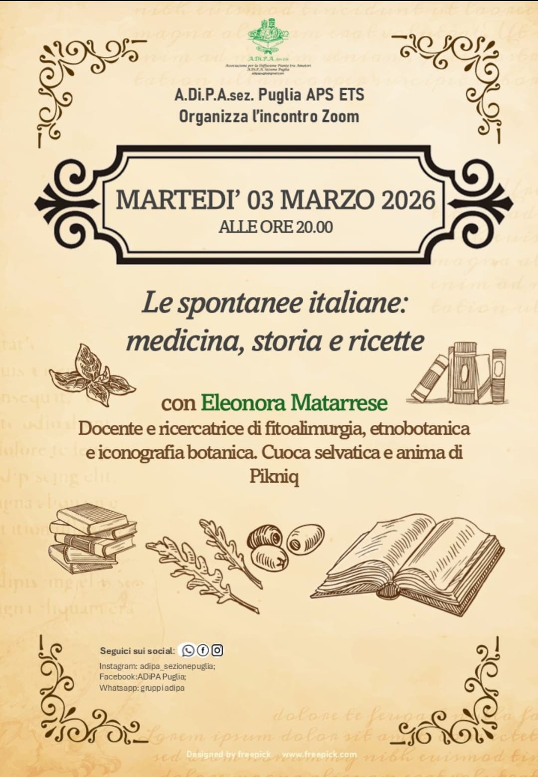 Le spontanee italiane: medicina, storia, ricette. A cura della Dott.ssa Eleonora Matarrese