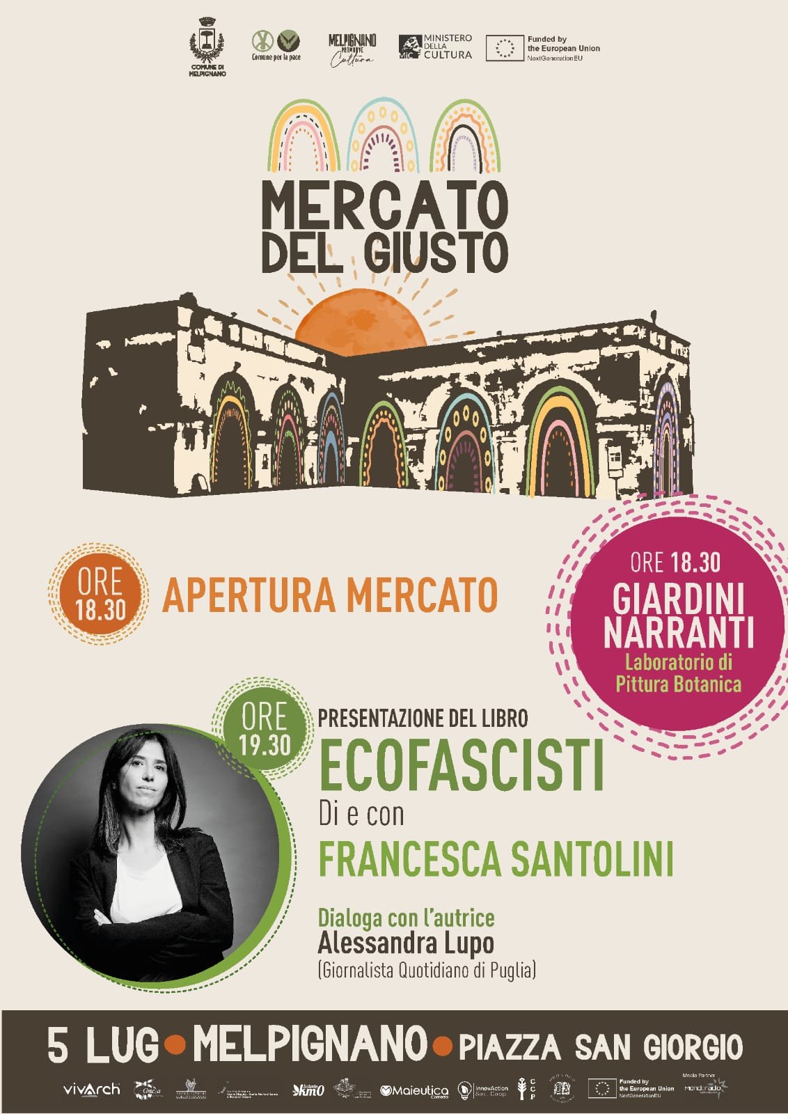 Luglio al “Mercato del Giusto” con A.Di.P.A. Sezione Puglia