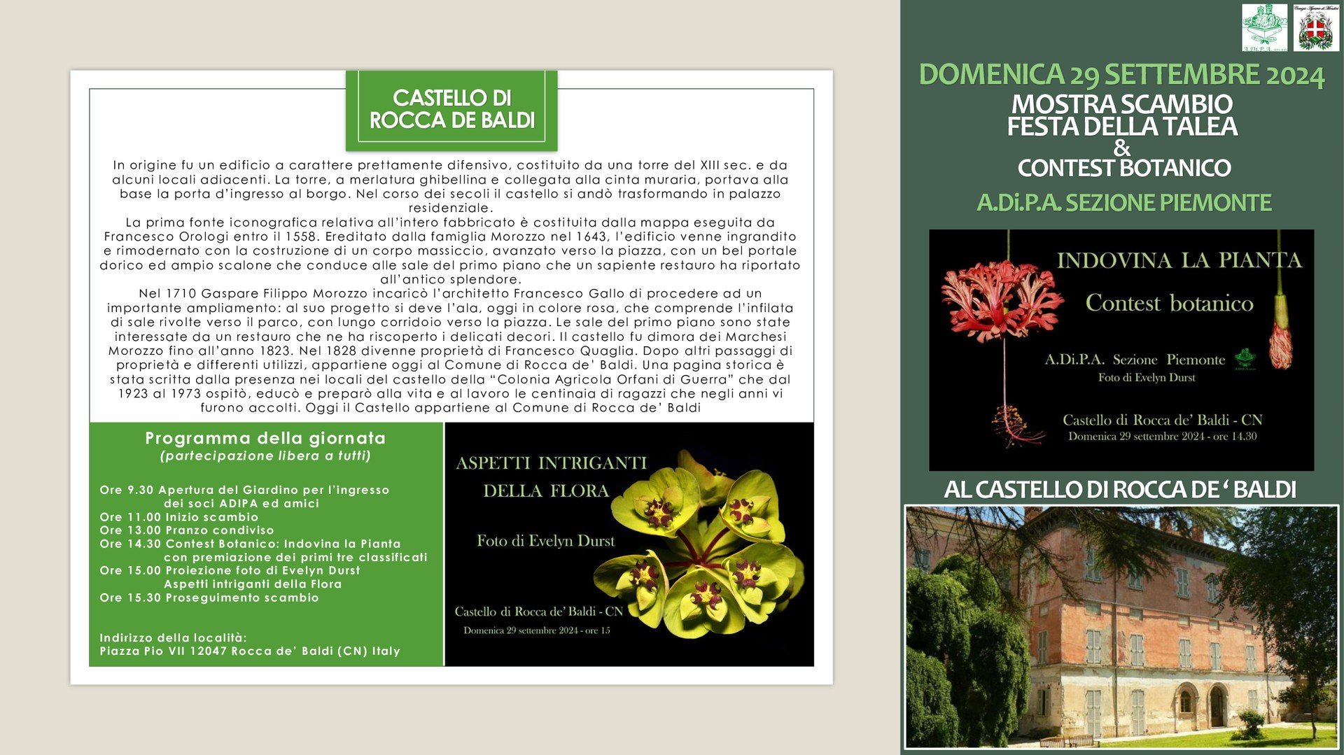 A.Di.P.A. Sezione Piemonte: mostra scambio di autunno…e molto altro ancora!!!