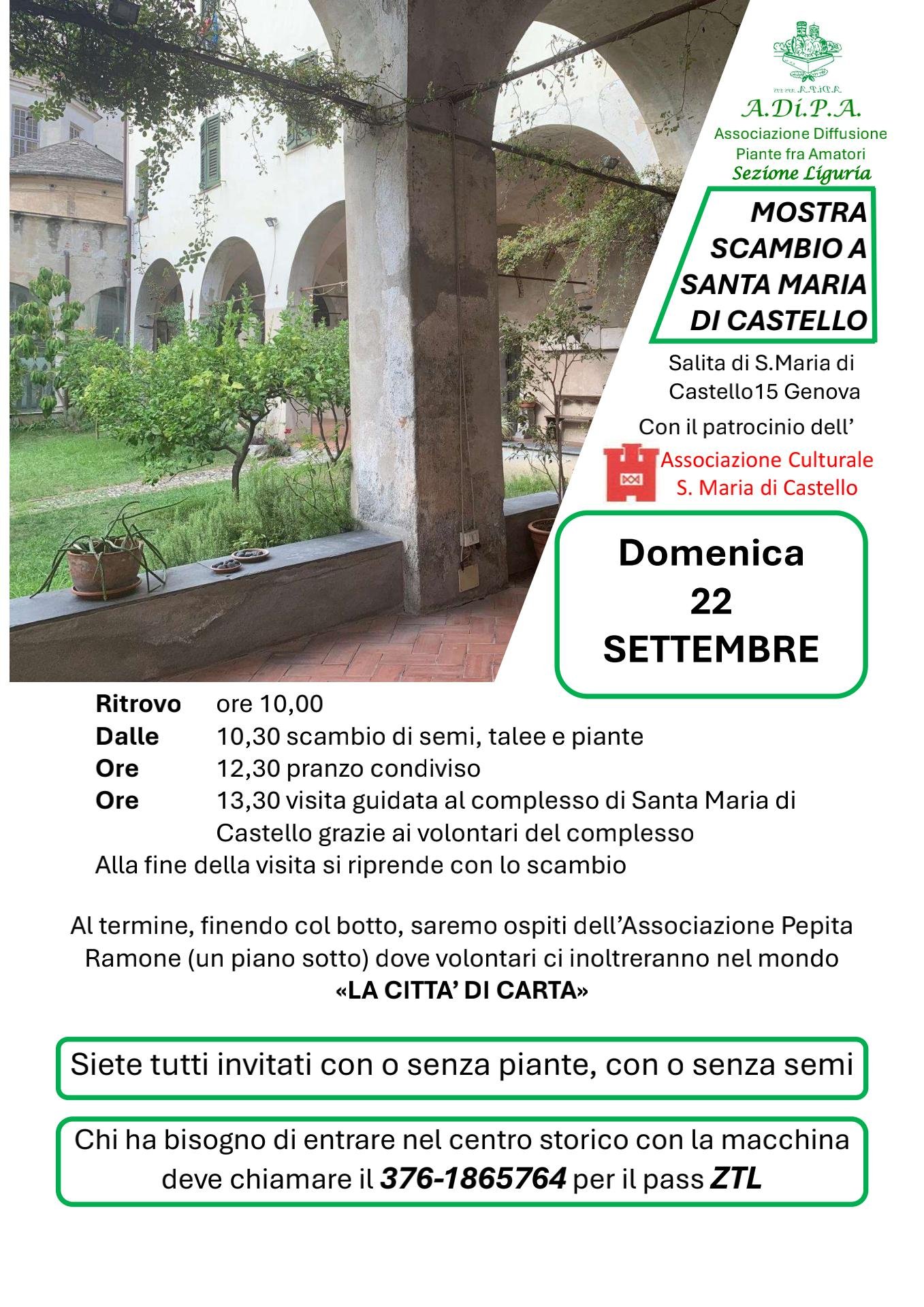 A.Di.P.A. Sezione Liguria: Mostra – Scambio di AUTUNNO