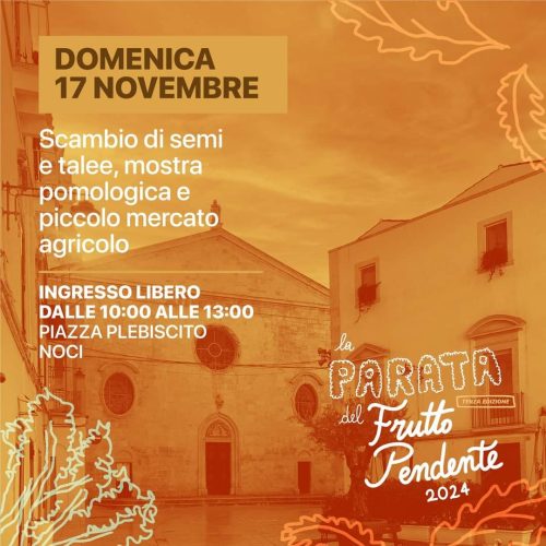 A.Di.P.A. Sezione Puglia a “Parata del frutto pendente” e al “Giardino delle fate”