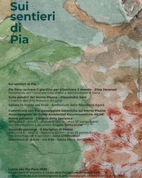 “Sui Sentieri di Pia”: escursioni sui Monti Pisani con le guide ambientali di A.Di.P.A.