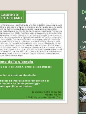 A.Di.P.A. Sezione Piemonte: MOSTRA SCAMBIO di PRIMAVERA al Castello e molto altro ancora!
