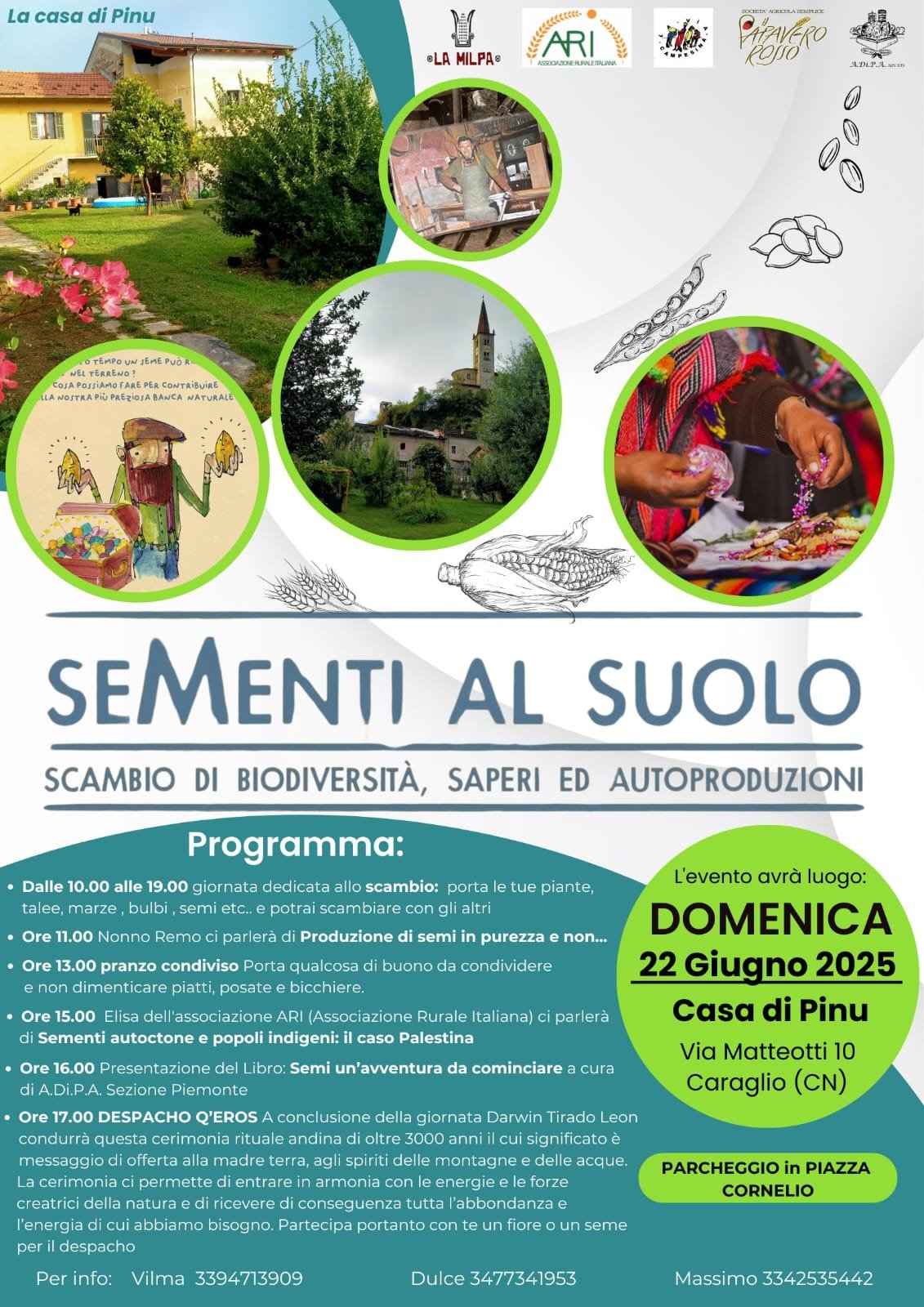 SEMENTI AL SUOLO con A.Di.P.A. Sezione Piemonte