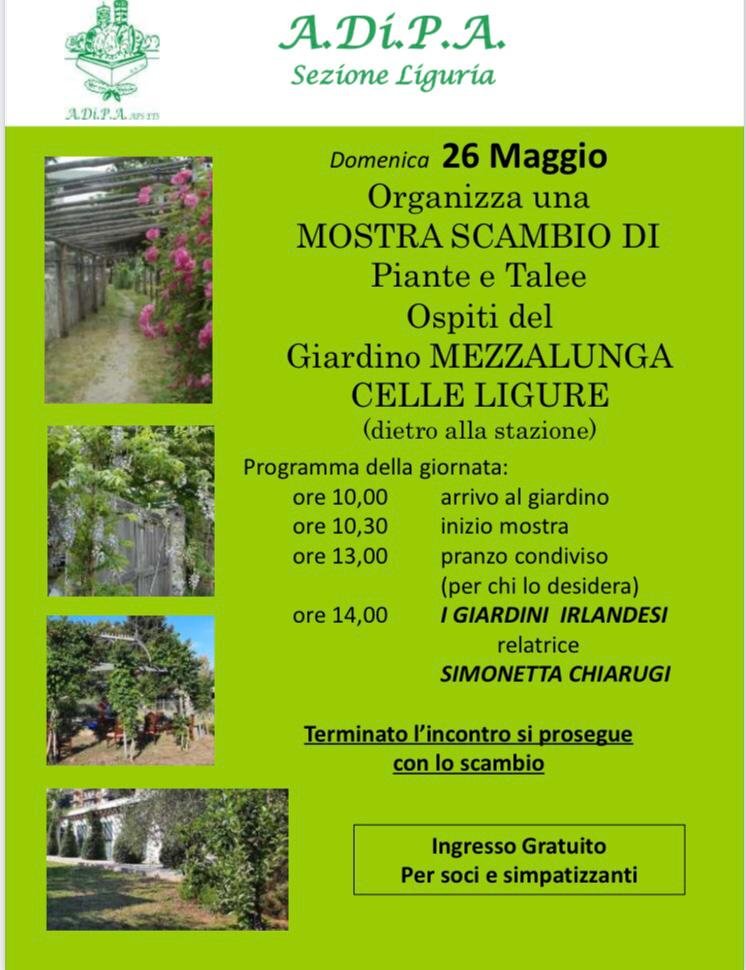 A.Di.P.A. Sezione Liguria: MOSTRA SCAMBIO di PRIMAVERA!!!