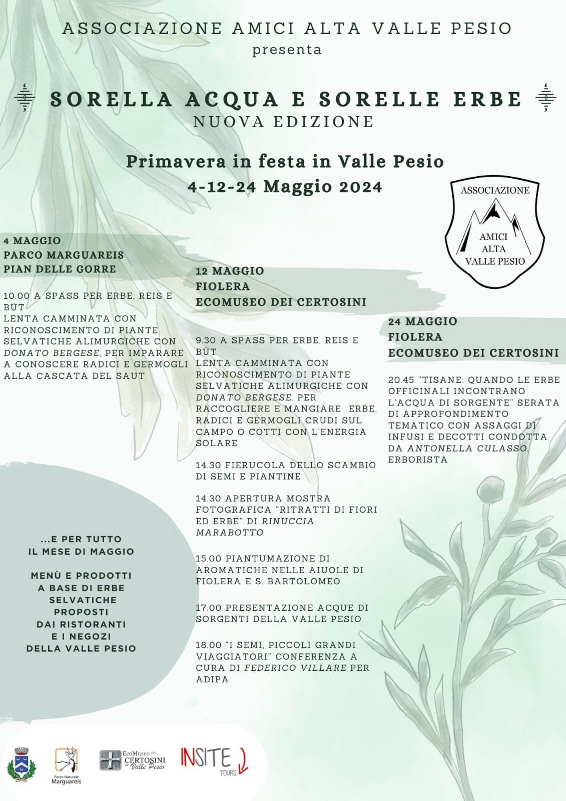 A.Di.P.A. Sezione Piemonte a “Sorella Acqua e Sorelle Erbe”