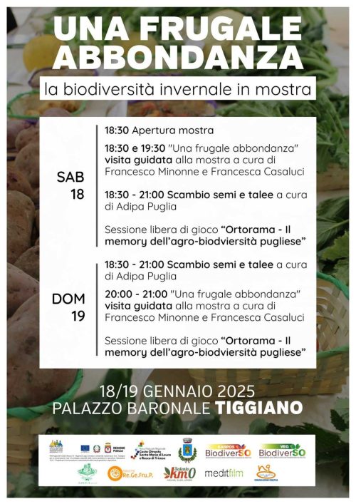 A.Di.P.A. Sezione Puglia: “Una frugale abbondanza”