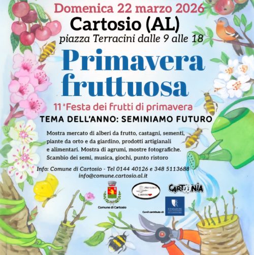 Si torna a Cartosio per seminare il futuro