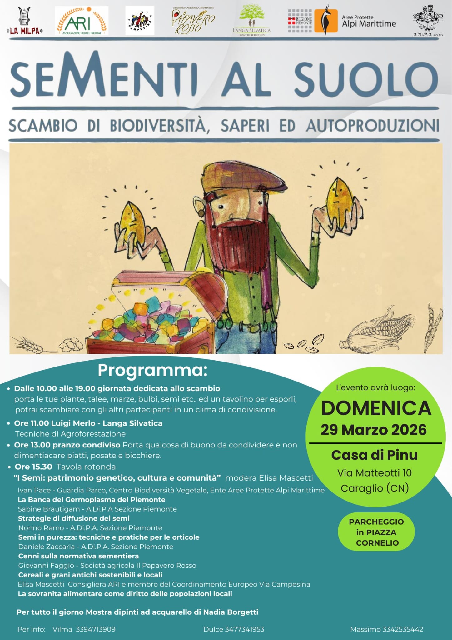 Sementi al suolo torna a Caraglio