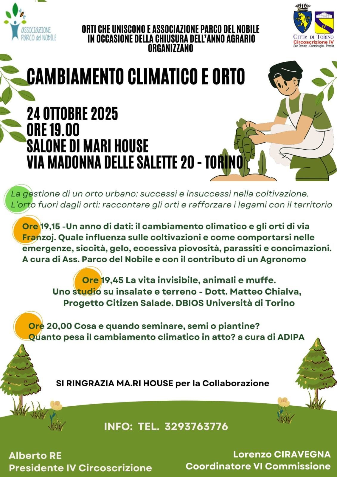 A.Di.P.A. Sezione Piemonte: Orti Urbani e Global Warming