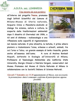 17 settembre 2026 al Museo di storia naturale – Milano