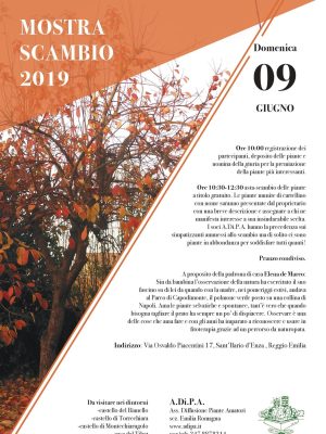 Mostra scambio 9 giugno 2019 in Emilia Romagna