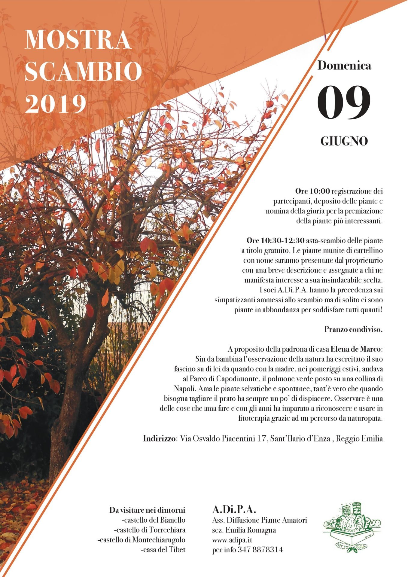 Mostra scambio 9 giugno 2019 in Emilia Romagna