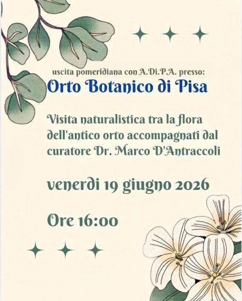 In visita all’Orto botanico di Pisa