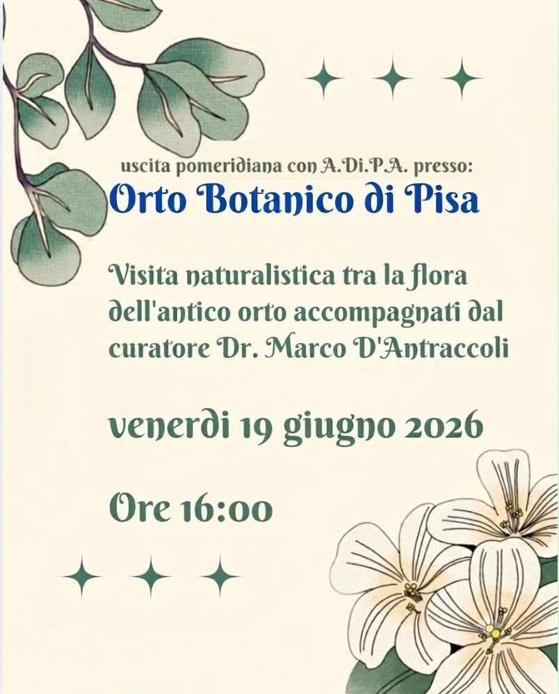 In visita all’Orto botanico di Pisa