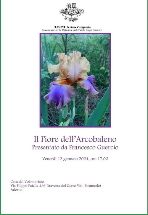 A.Di.P.A. Sezione Campania: conferenza “Il fiore dell’arcobaleno”