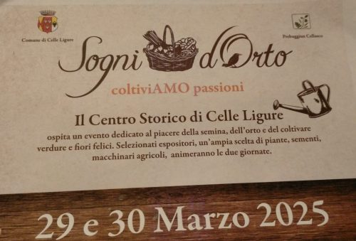 A.Di.P.A. Sezione Liguria a “Sogni d’Orto” Celle Ligure