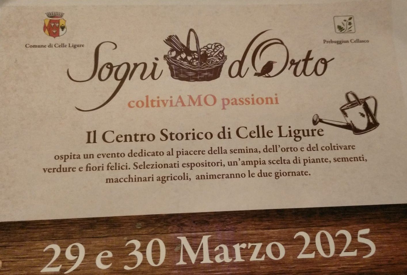 A.Di.P.A. Sezione Liguria a “Sogni d’Orto” Celle Ligure