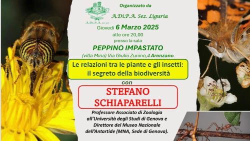 A.Di.P.A. Sezione Liguria: conferenza del Prof. Stefano Schiaparelli