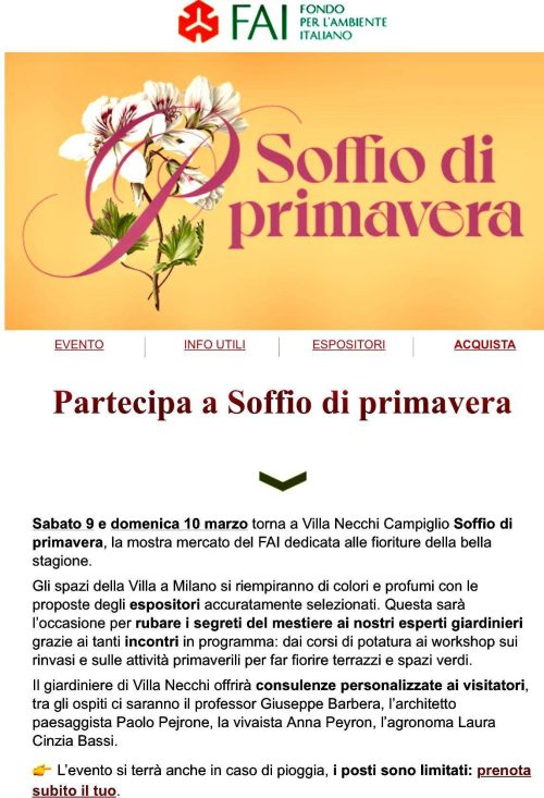 A.Di.P.A. Sezione Lombardia: “Soffio di Primavera”