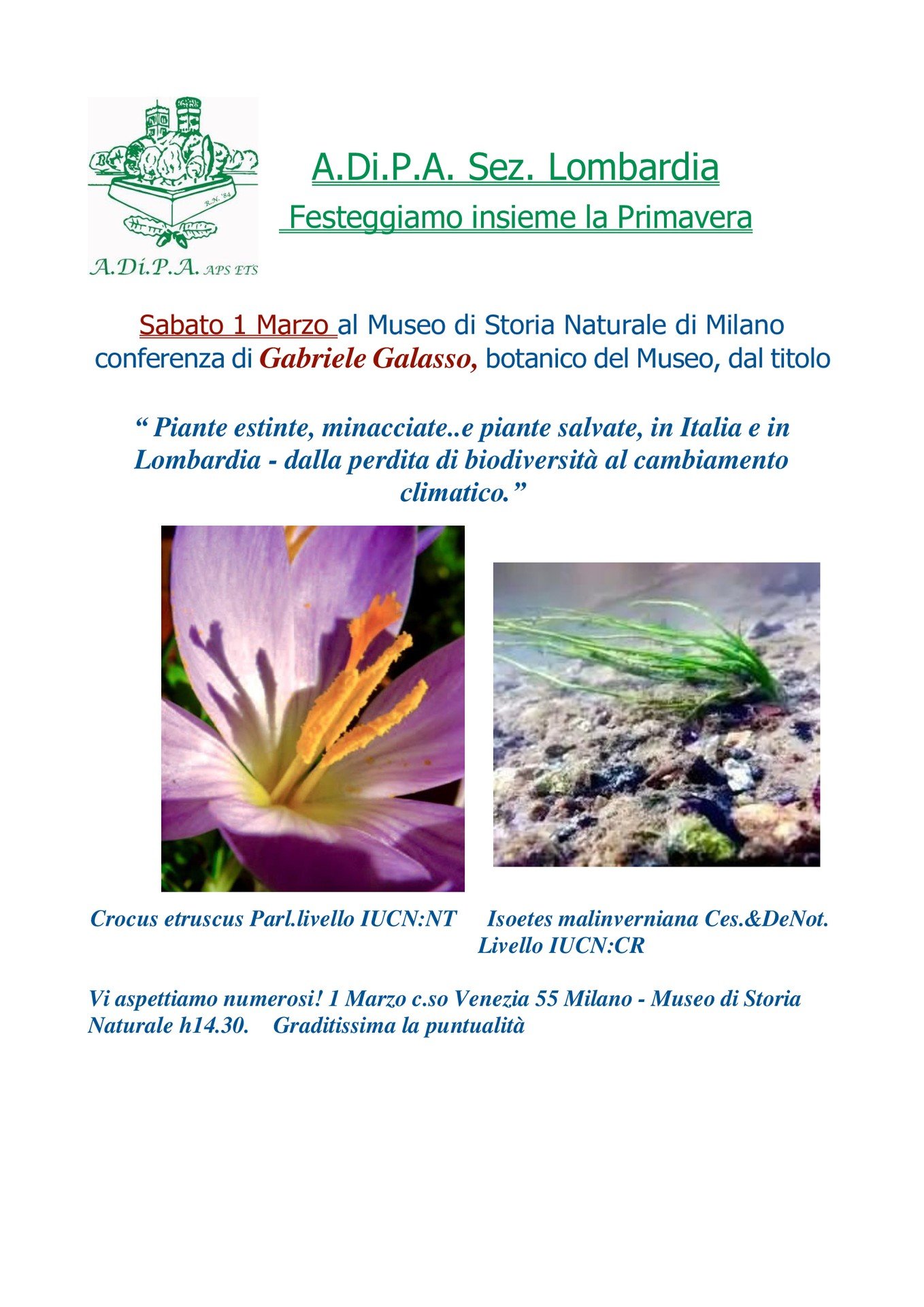 A.Di.P.A. Sezione Lombardia: conferenza a cura del Dott. G. Galasso