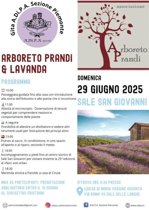 A.Di.P.A. Sezione Piemonte fra i campi di LAVANDA