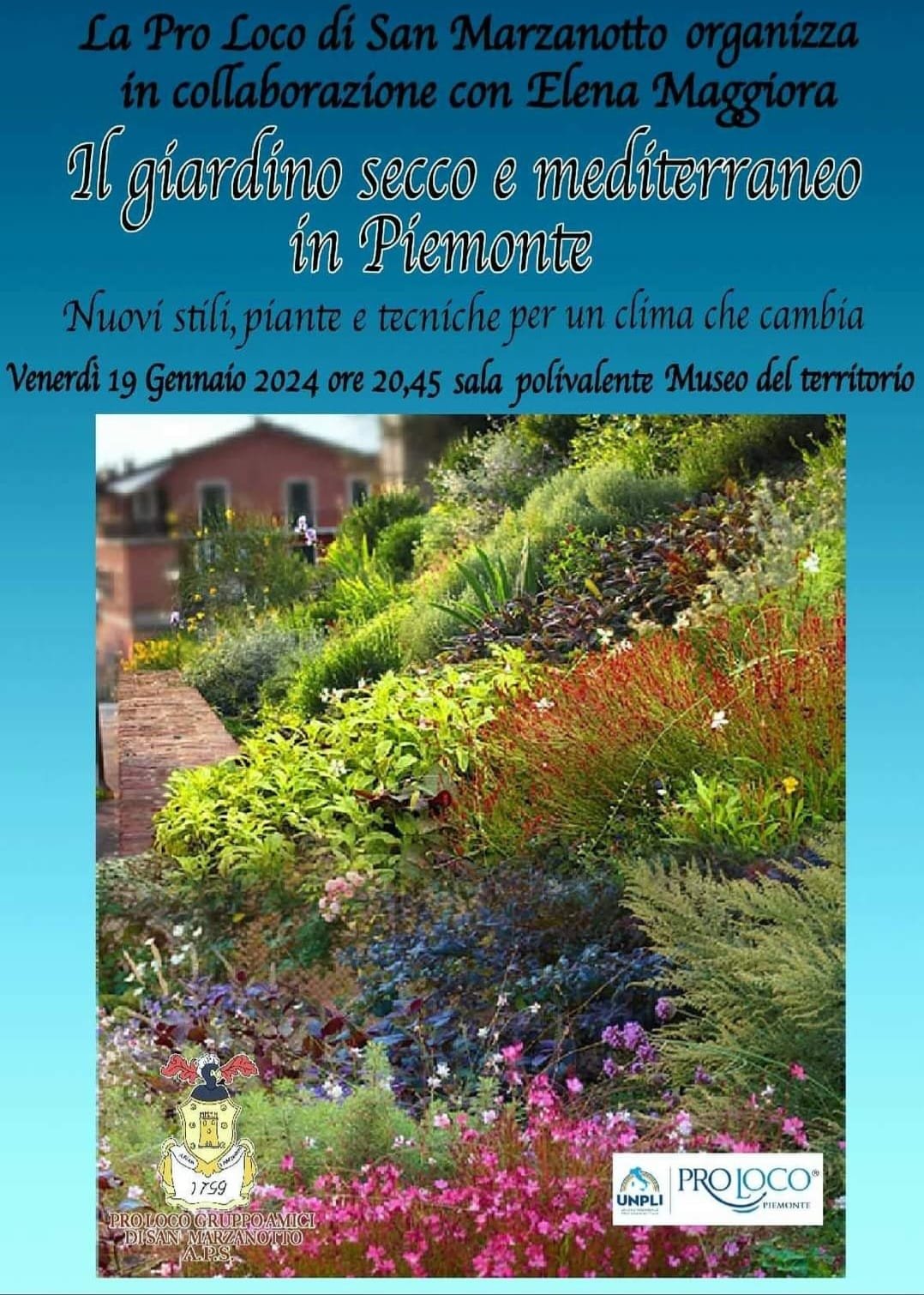 A.Di.P.A. sezione Piemonte: conferenza “Il giardino secco e mediterraneo in Piemonte”