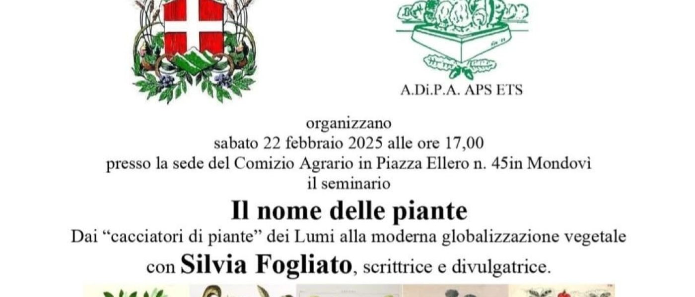 A.Di.P.A. Sezione Piemonte: tour di conferenze botaniche fra storia, favole e comunità vegetali