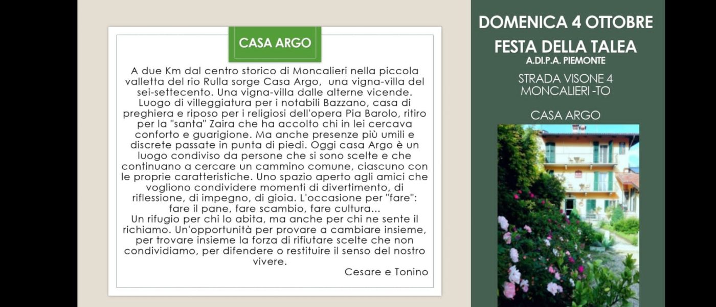 Festa della Talea 2020 – A.Di.P.A. Piemonte