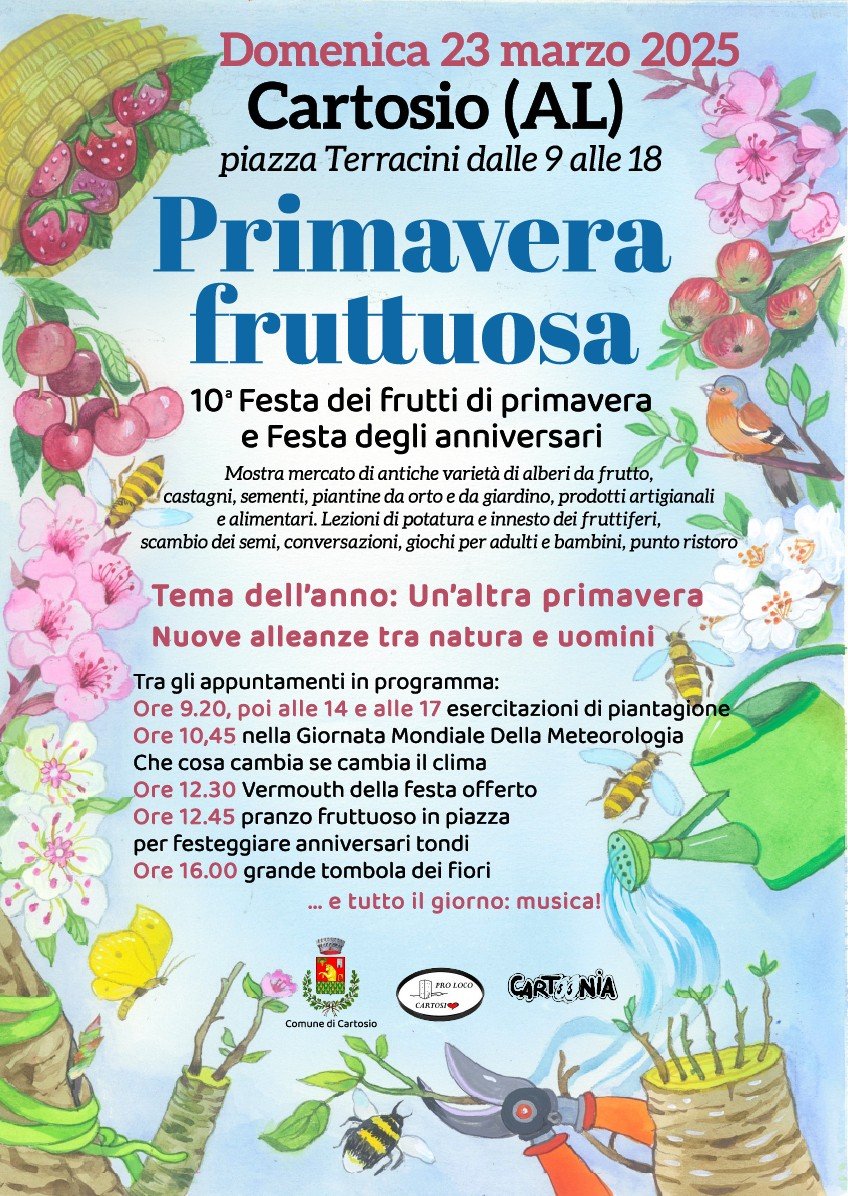 A.Di.P.A. Sezione Piemonte: “Primavera Fruttuosa” a Cartosio (AL)