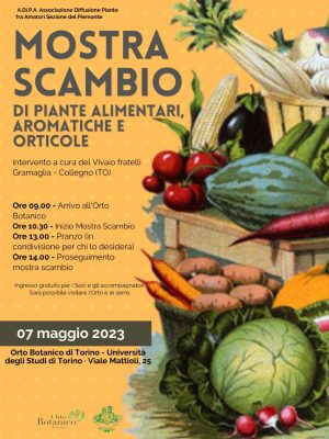 Orto Botanico di Torino: Mostra Scambio